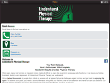 Tablet Screenshot of lindenhurstpt.com
